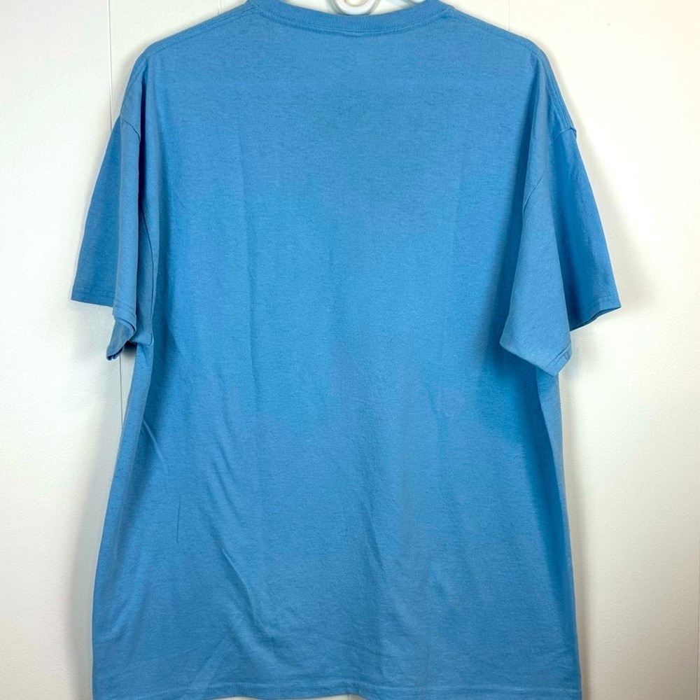 Vintage 90s The Simpsons Family Couch Graphic Tee T-Shirt XL Blue Hard to Find💜 - Picture 2 of 6